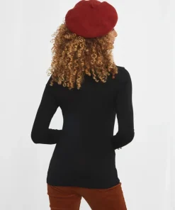 Jersey Roll Neck Top
