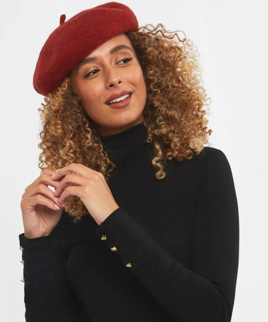 Jersey Roll Neck Top