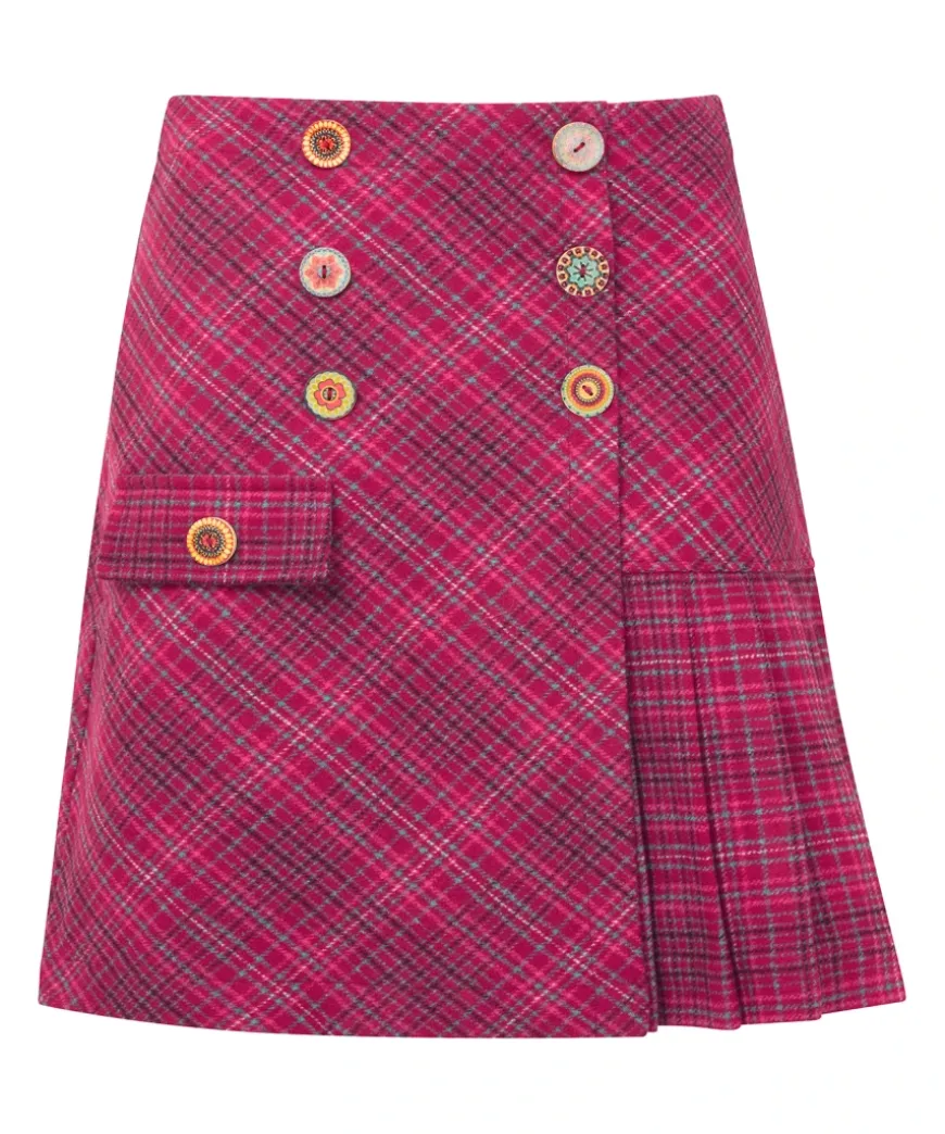 Joe'S Favourite Checked Skirt