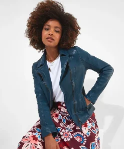 Joe'S Favourite Leather Biker Jacket
