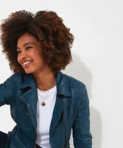 Joe'S Favourite Leather Biker Jacket