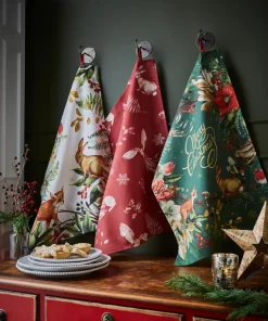Jolly Forest Christmas Teatowels