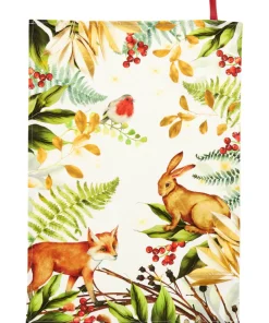 Jolly Forest Christmas Teatowels