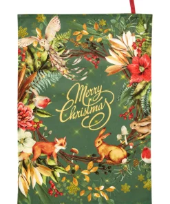 Jolly Forest Christmas Teatowels