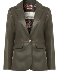 Lavish Leather Blazer