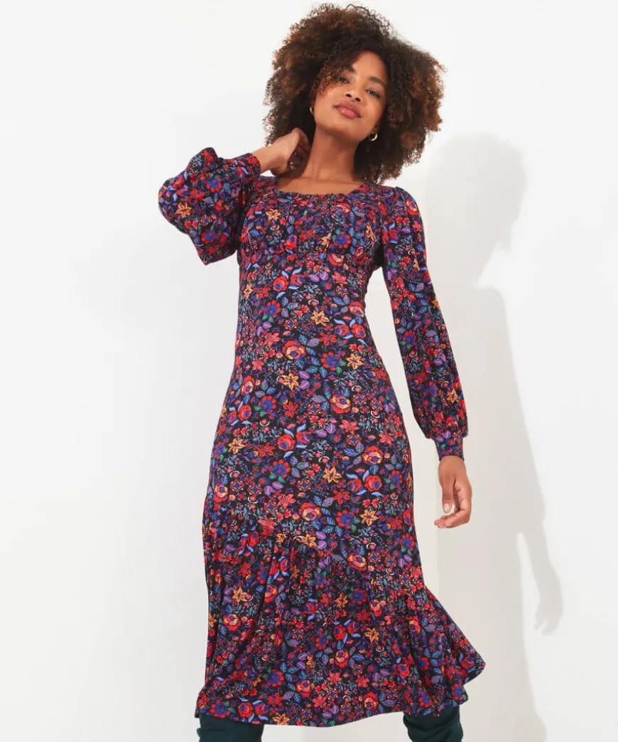 Lola Floral Jersey Dress