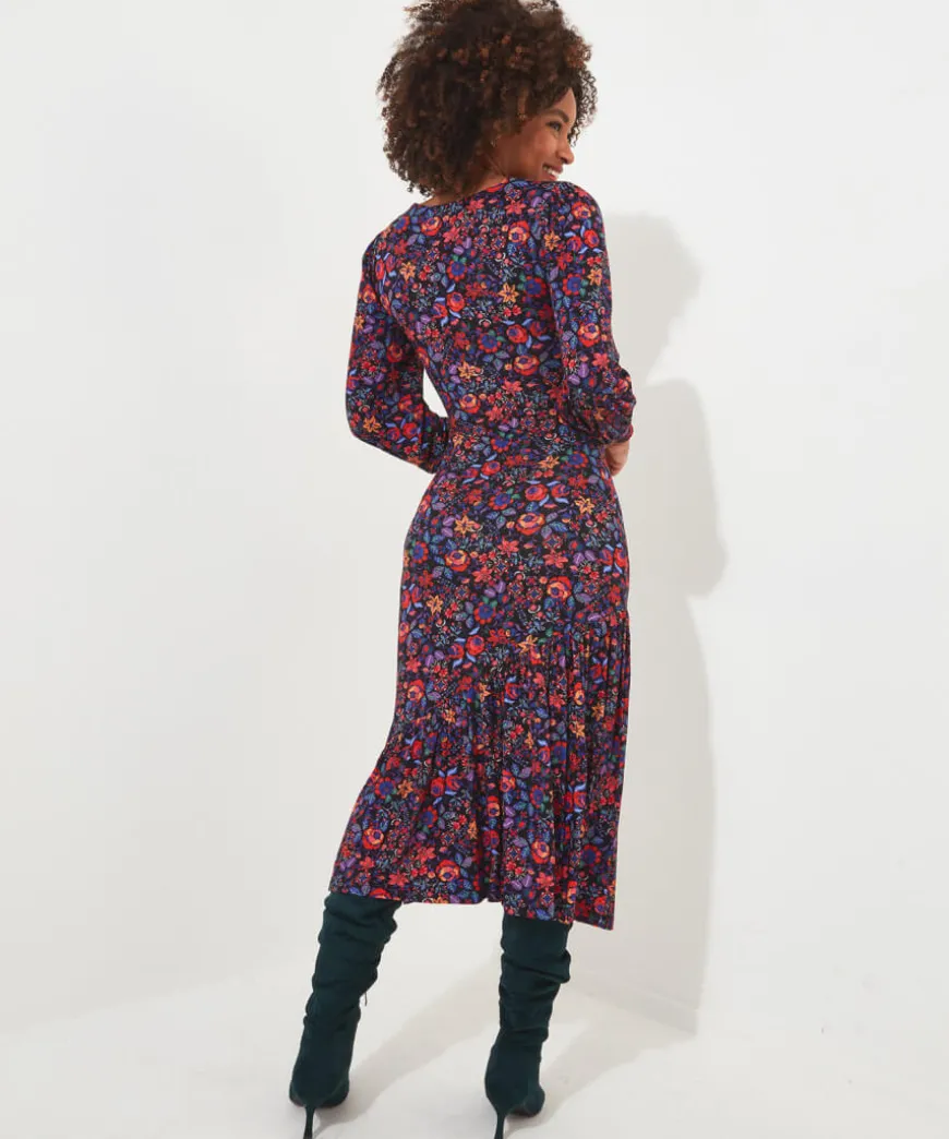 Lola Floral Jersey Dress