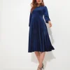 Loretta Velour Dress
