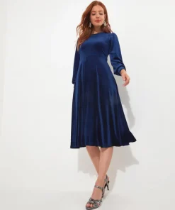 Loretta Velour Dress