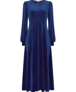 Loretta Velour Dress