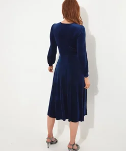 Loretta Velour Dress