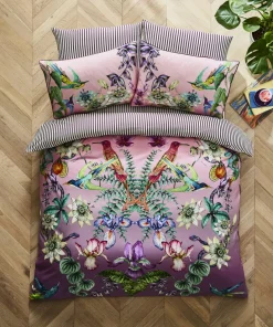 Marvellous Mirrored Bird Reversible Bed Set