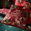 Merry Christmas Wreath Cushion