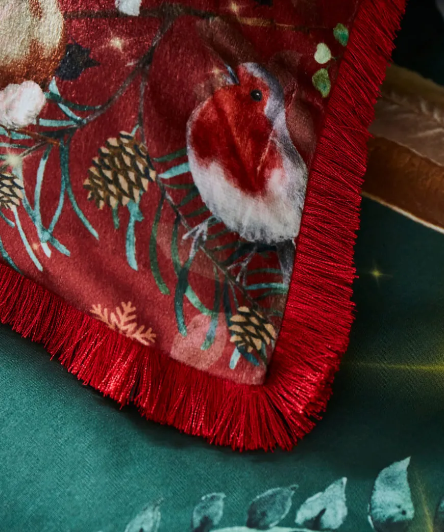 Merry Christmas Wreath Cushion