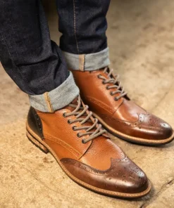 Mix Up Premium Leather Boots