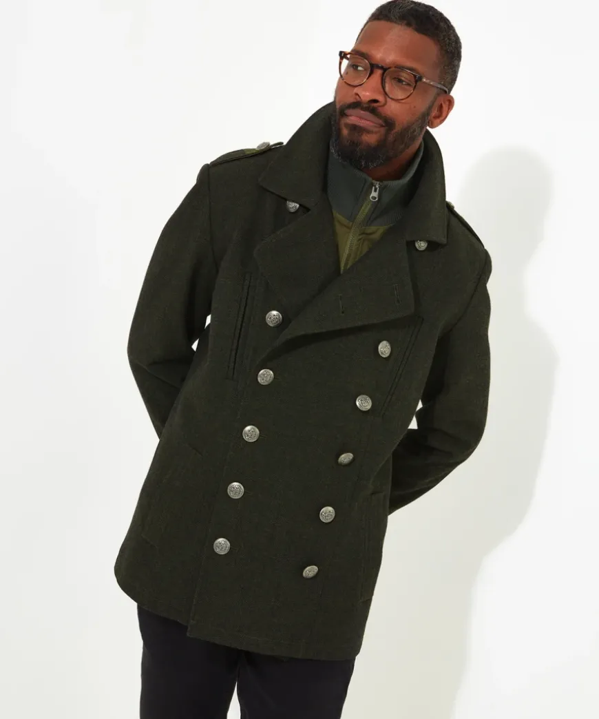 Mixing It Up Military Coat