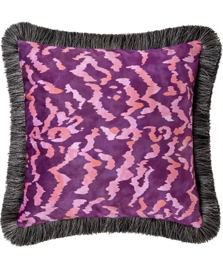Nostalgic Nouveau Floral Reversible Cushion