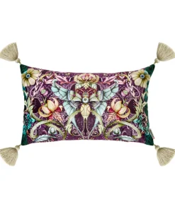 Nostalgic Nouveau Paisley Reversible Cushion