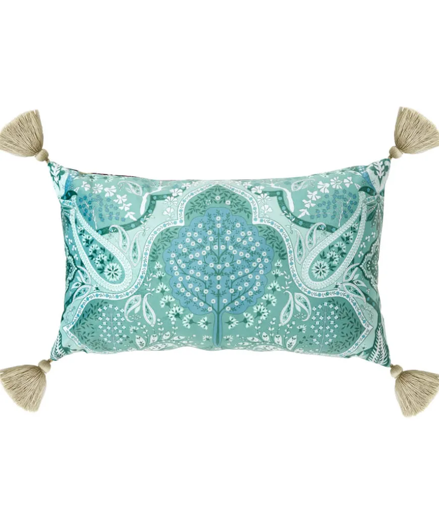 Nostalgic Nouveau Paisley Reversible Cushion