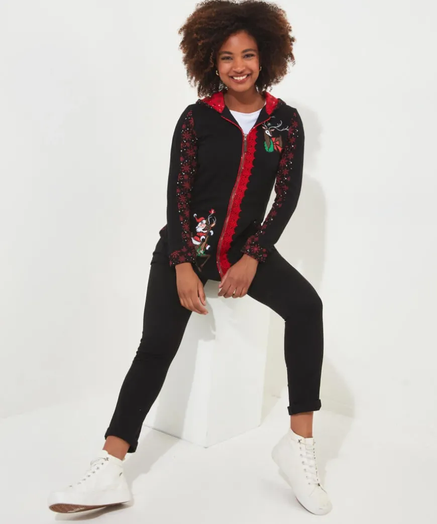 Novelty Zip Sweat