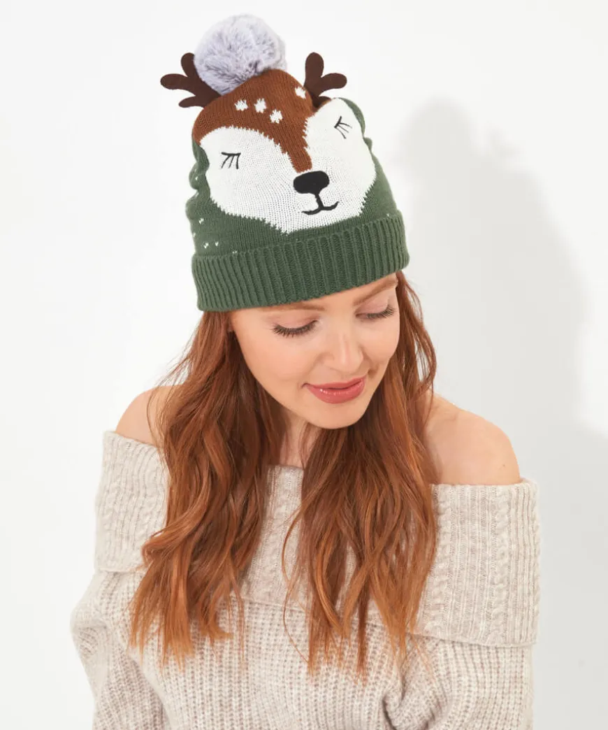 Oh Deer Knitted Hat