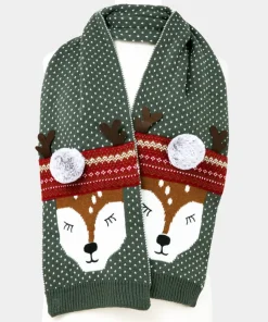 Oh Deer Knitted Scarf