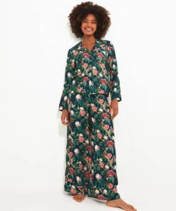 Peacock Print Pyjama Bottoms