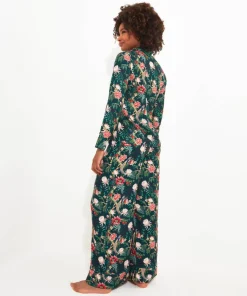 Peacock Print Pyjama Bottoms