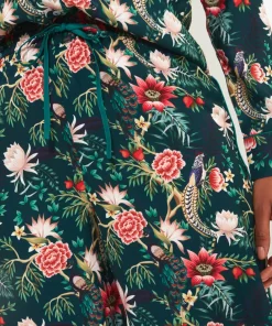 Peacock Print Pyjama Bottoms