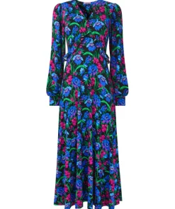 Penelope Ruffle Jersey Dress