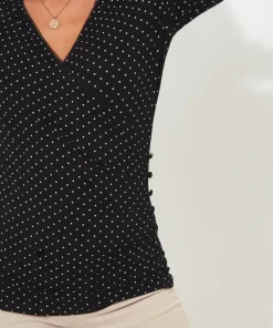 Perfectly Polka Dot Jersey Top