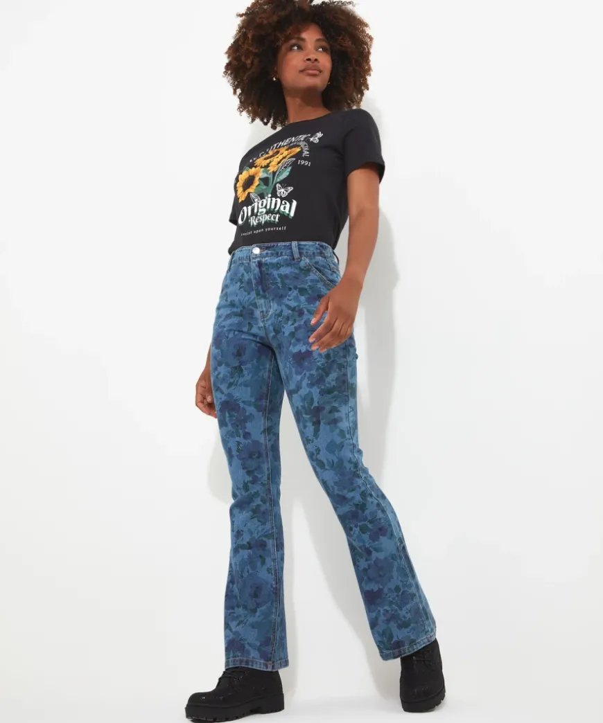 Perfectly Printed Jeans