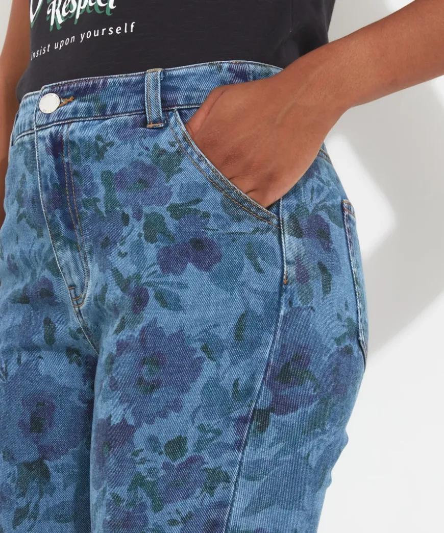 Perfectly Printed Jeans