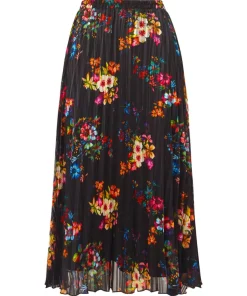 Pop Of Colour Pleated Skirt