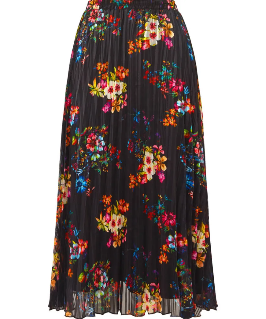 Pop Of Colour Pleated Skirt