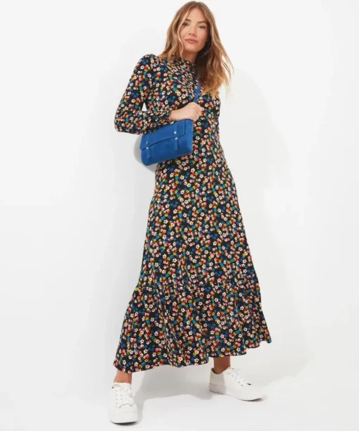 Priya Printed Jersey Dress