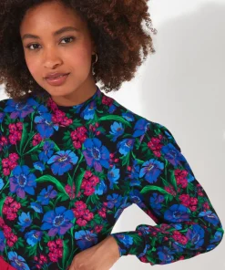 Radiant Floral Print Top