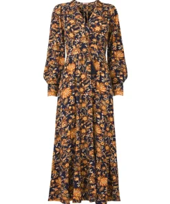 Rich Floral Jersey Dress