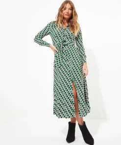 Rita Geo Print Shirt Dress