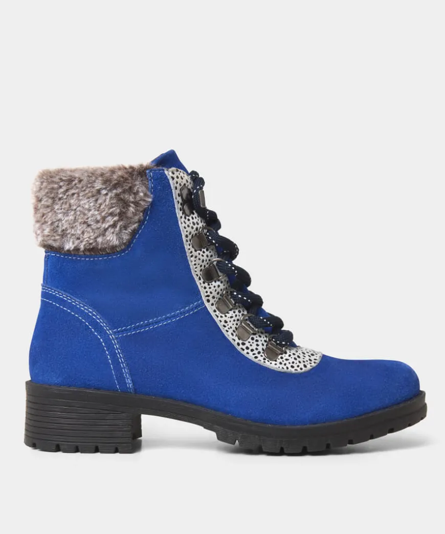 Robyn Suede Chunky Boots