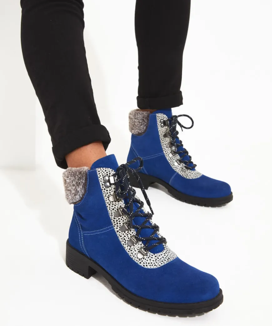 Robyn Suede Chunky Boots