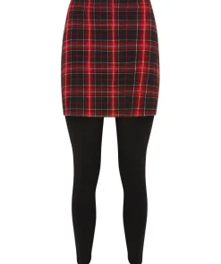 Rock Check Skirted Leggings