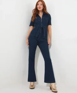 Roxie Denim Jumpsuit