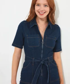 Roxie Denim Jumpsuit