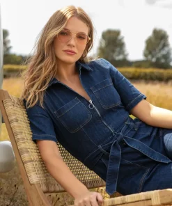 Roxie Denim Jumpsuit