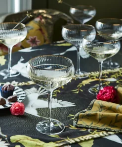 Set Of 6 Coupe Glasses