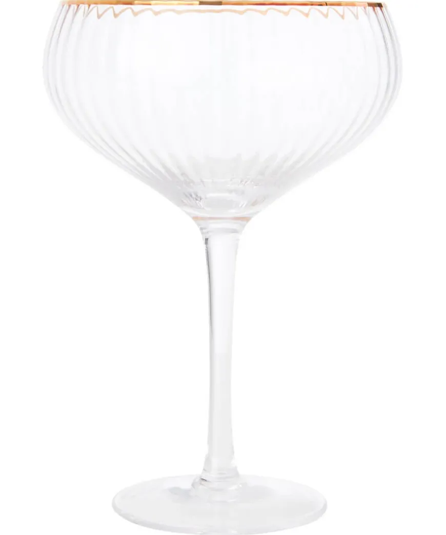 Set Of 6 Coupe Glasses