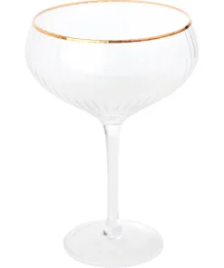 Set Of 6 Coupe Glasses