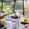 Set Of 4 Elegant Smokey Grey Glasses