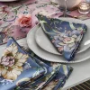Set Of 4 Nostalgic Nouveau Cotton Napkins